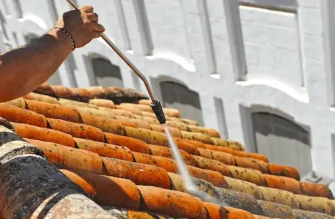 Nettoyage de toitures - Le Bosc du Theil